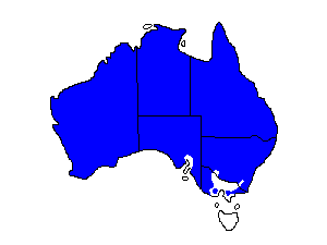 Image of Range of Common Emu