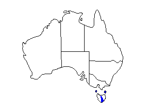 Image of Range of Forty-spotted Pardalote