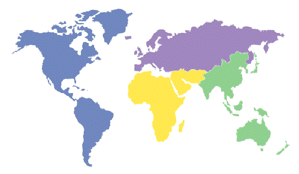 Clickable Image of the World